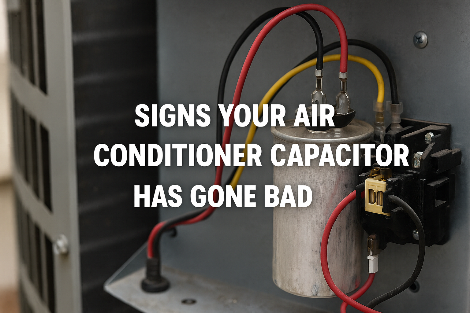 Signs Your Air Conditioner Capacitor Has Gone Bad