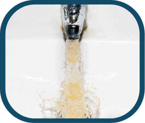 Rusty Water Coming out of Faucet