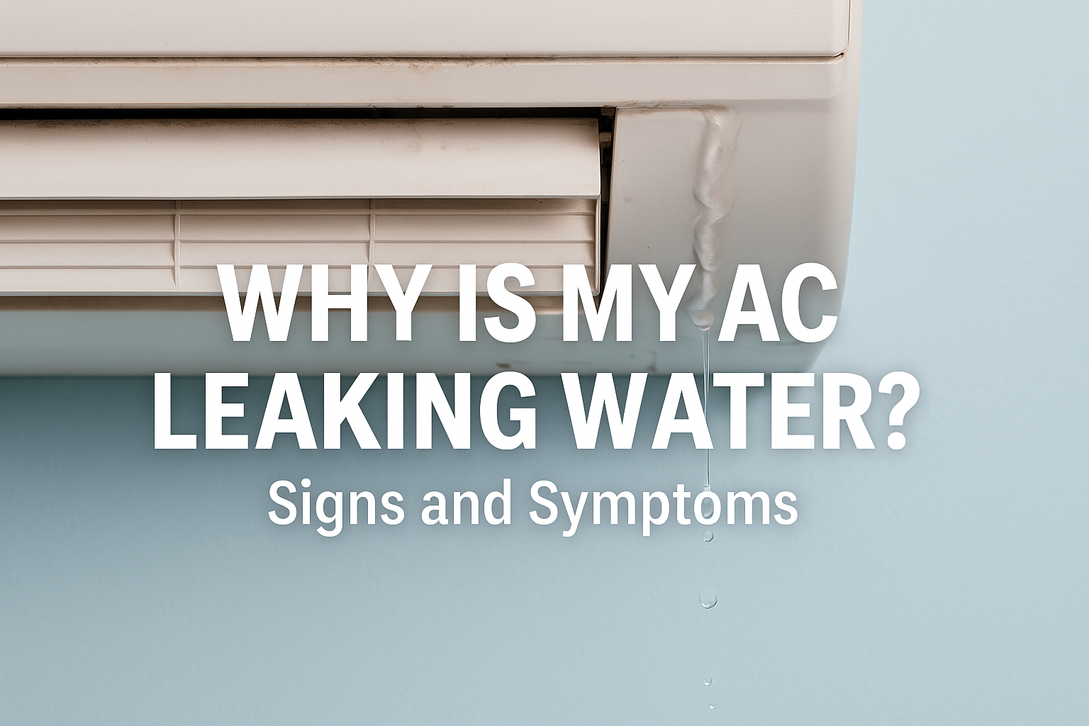 Why is My AC Leaking Water?